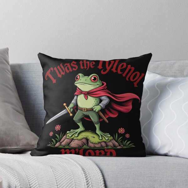 Item preview, Heroic Frog Knight_ T’was the Tylenol m’LORD designed and sold by unicorns-art.