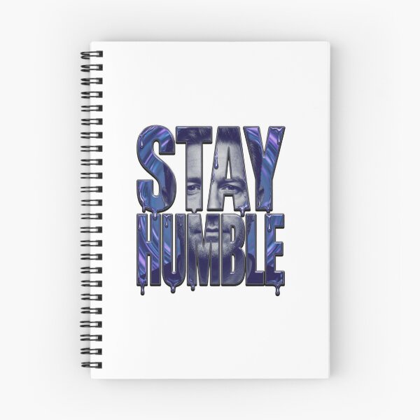 Item preview, Stay Humble Motivational Portrait Typography Tee designed and sold by Imaginarium of Chaos falcon88 .