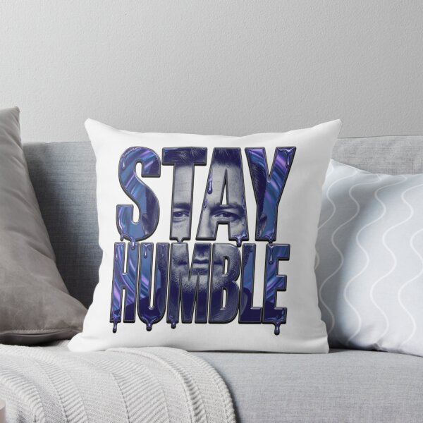 Item preview, Stay Humble Motivational Portrait Typography Tee designed and sold by Imaginarium of Chaos falcon88 .