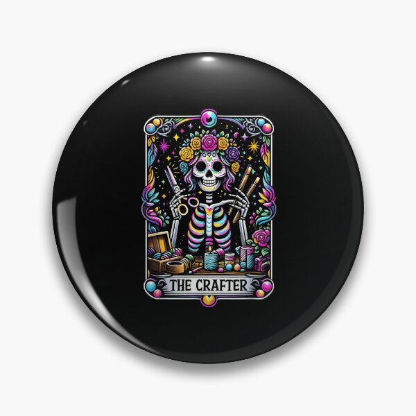 Item preview, Gardener Tarot Sugar Skull Crafty The Crafter Tarot Card designed and sold by sonlehuyak.