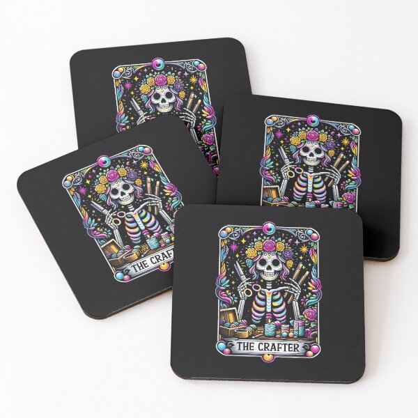 Item preview, Gardener Tarot Sugar Skull Crafty The Crafter Tarot Card designed and sold by sonlehuyak.