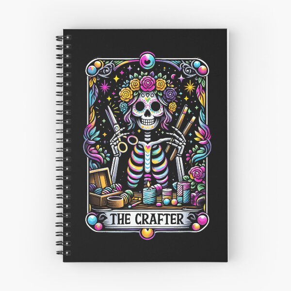 Item preview, Gardener Tarot Sugar Skull Crafty The Crafter Tarot Card designed and sold by sonlehuyak.