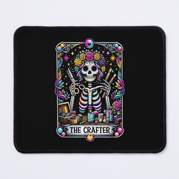 Item preview, Gardener Tarot Sugar Skull Crafty The Crafter Tarot Card designed and sold by sonlehuyak.