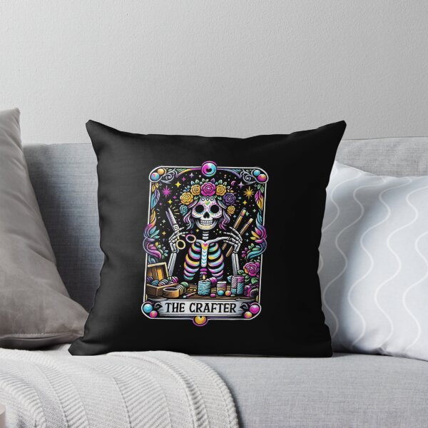 Item preview, Gardener Tarot Sugar Skull Crafty The Crafter Tarot Card designed and sold by sonlehuyak.