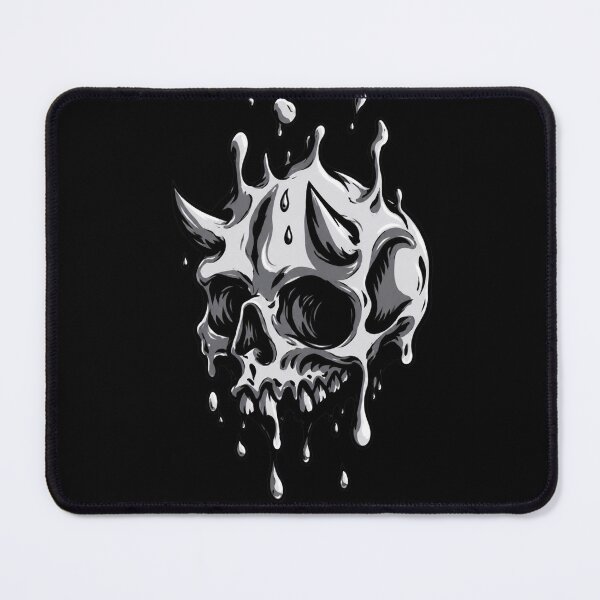Item preview, Dripping Liquid Horned Skull designed and sold by Munib302.