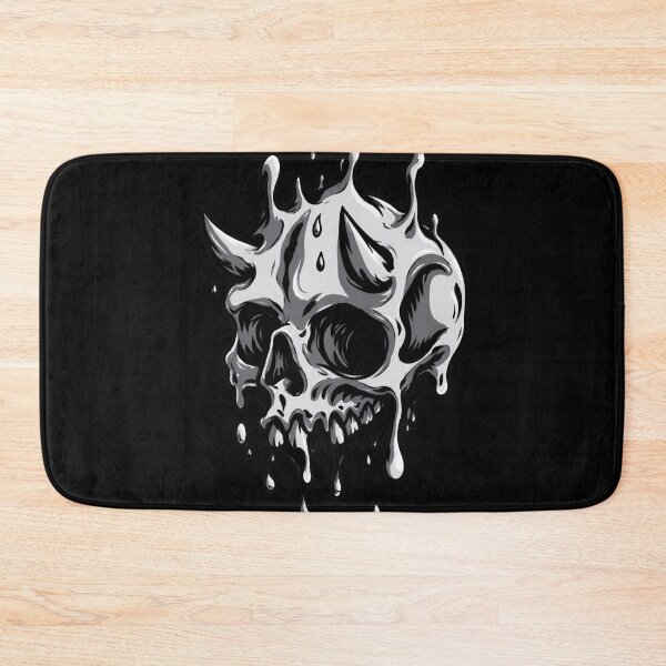 Item preview, Dripping Liquid Horned Skull designed and sold by Munib302.