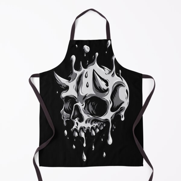 Item preview, Dripping Liquid Horned Skull designed and sold by Munib302.
