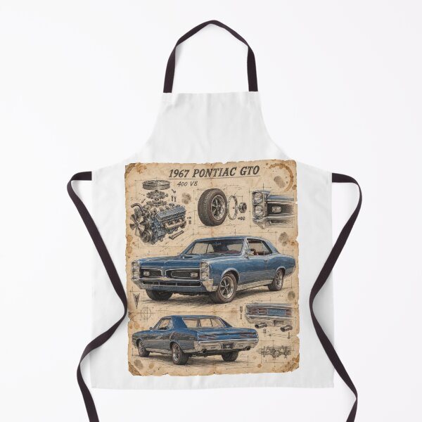 Item preview, 1967 Pontiac GTO Mechanic’s Sketchbook designed and sold by Russell Thorne.