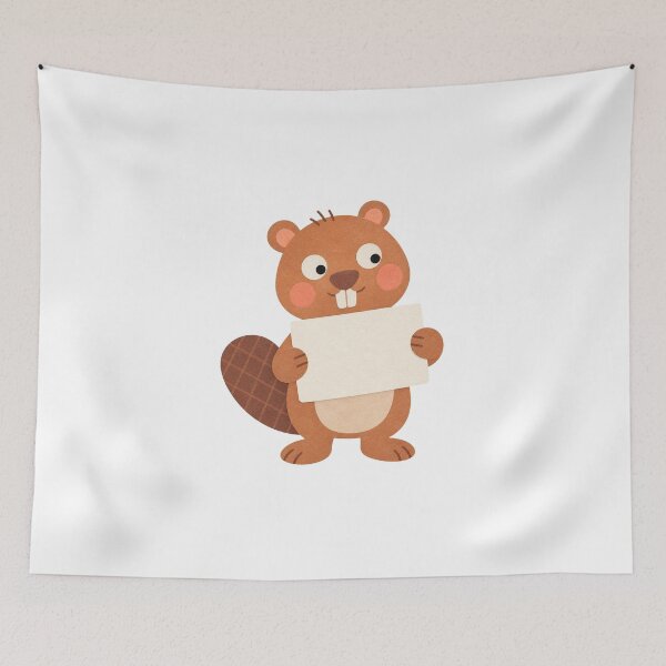 Item preview, Beaver with a Blank Postcard designed and sold by The-Art-of-D.