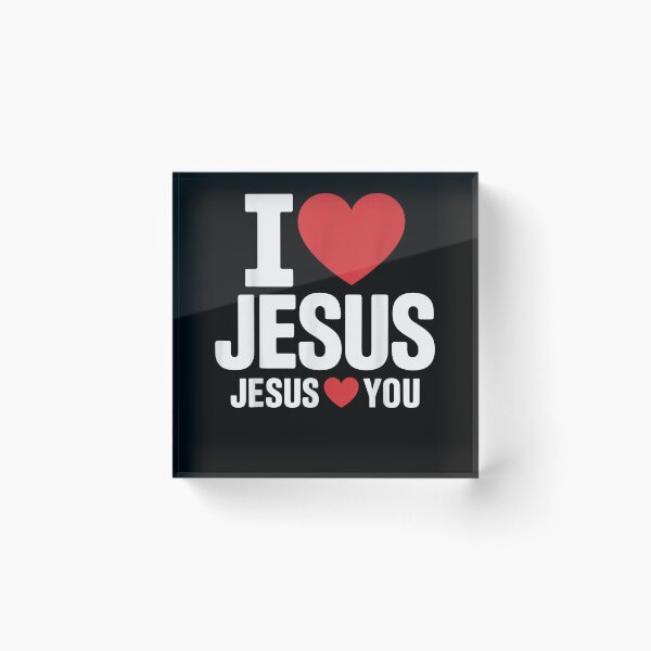 Item preview, I Love Jesus Loves You Christian Faith designed and sold by ALICIAxGONZALEZ.