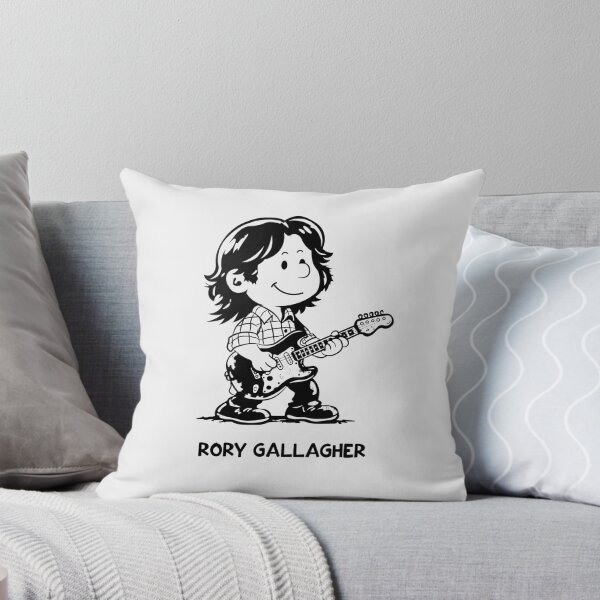 Item preview, Rory Gallagher Cartoon – Vintage Guitar Legend Illustration designed and sold by THE MODA STEREO.