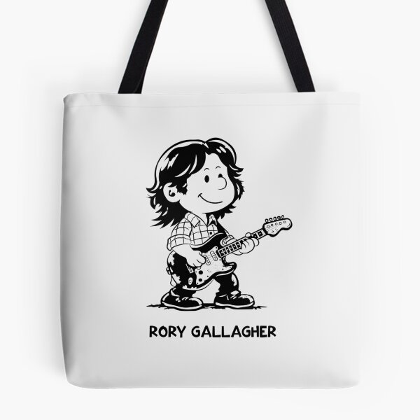 Item preview, Rory Gallagher Cartoon – Vintage Guitar Legend Illustration designed and sold by THE MODA STEREO.