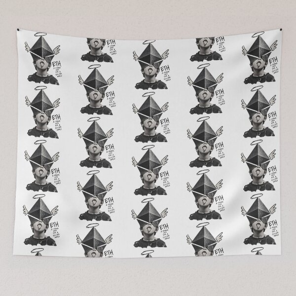 Item preview, ETH A Higher Idea For A Sillier World Crypto Collage Art designed and sold by zzz888.