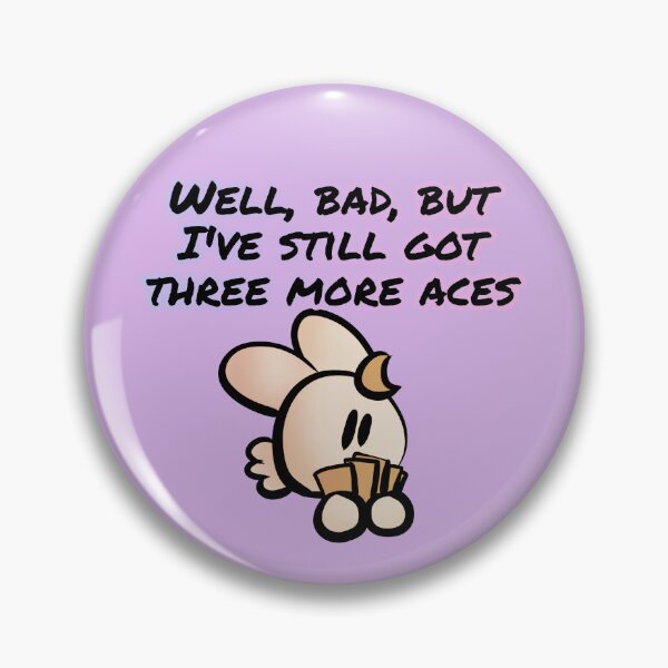 Item preview, Well, bad, but I've still got three aces - Claninchen bunny designed and sold by Claninchen.