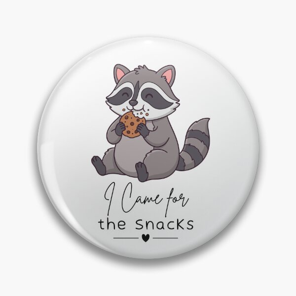 Item preview, I Came for the Snacks Raccoon Design designed and sold by FlareCraftStudio.