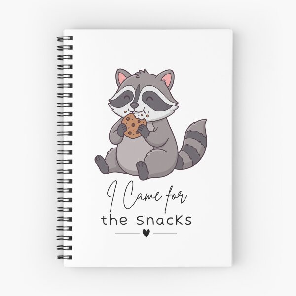 Item preview, I Came for the Snacks Raccoon Design designed and sold by FlareCraftStudio.