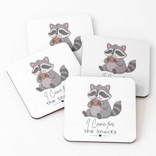 Item preview, I Came for the Snacks Raccoon Design designed and sold by FlareCraftStudio.