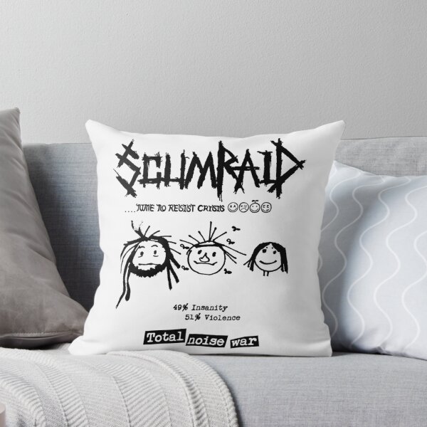 Item preview, Scumraid - Total Noise War White designed and sold by Omar Laghmiche.