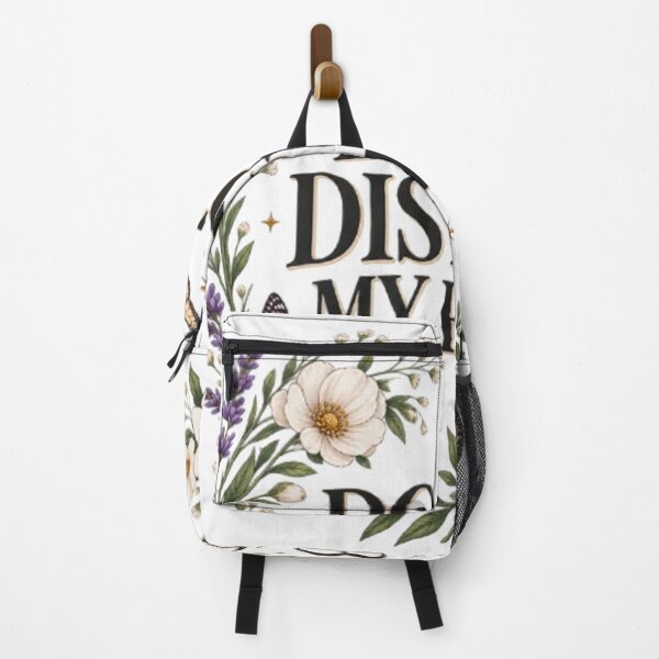 Item preview, Do Not Disturb My Peace Floral Botanical Aesthetic Quote designed and sold by TibbuTees.