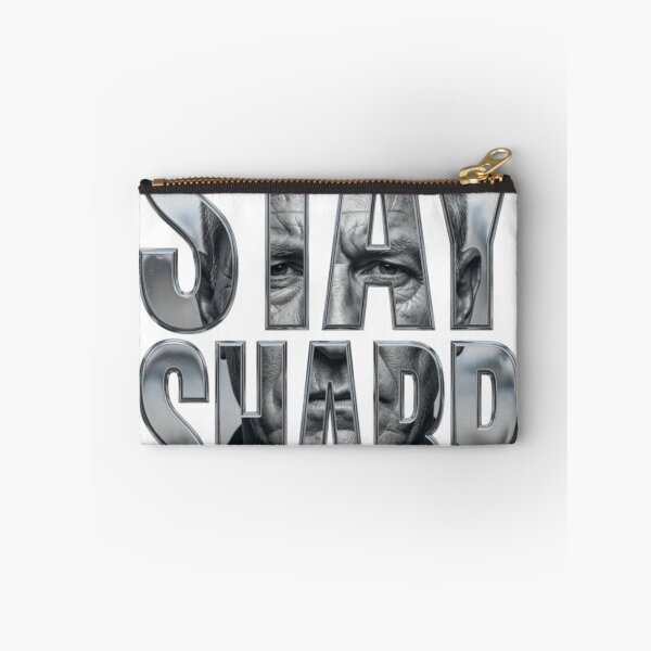 Item preview, Stay Sharp Rugged Portrait Typography Tee designed and sold by Imaginarium of Chaos falcon88 .