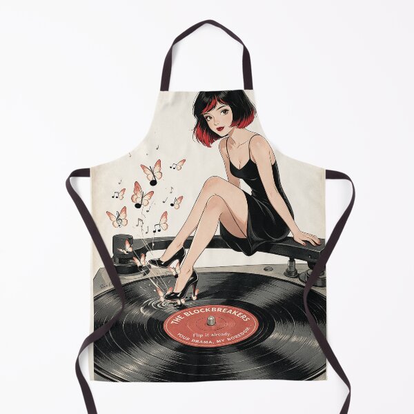 Item preview, Vintage Vinyl Record Turntable Retro Pop Art designed and sold by Hen-C-Art.
