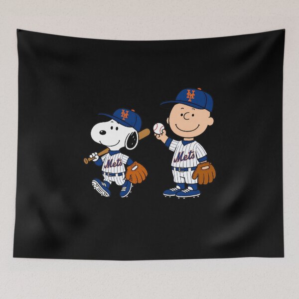 Artikelvorschau, Snoopy & Charlie Brown Mets Baseball entworfen und verkauft von SunsetHillside.