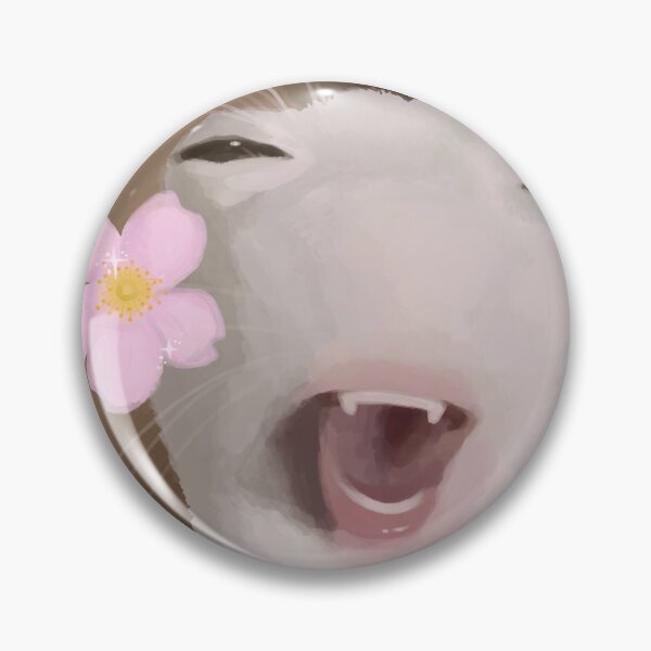 Item preview, Happy Cat Meme w/ Flower designed and sold by OricnsBelt.