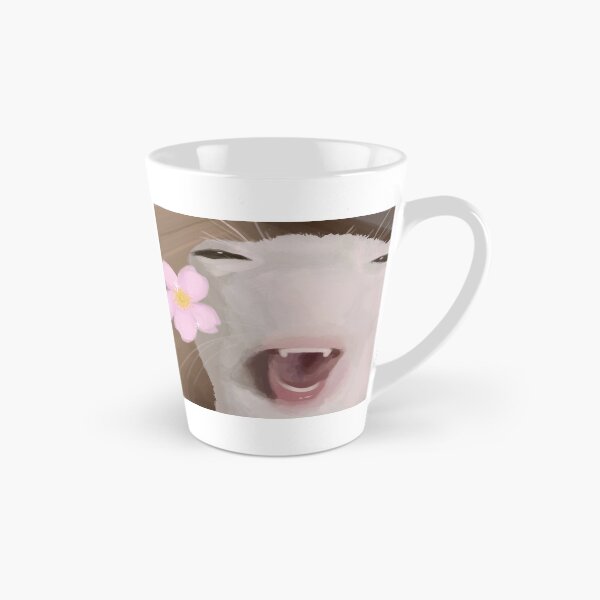 Item preview, Happy Cat Meme w/ Flower designed and sold by OricnsBelt.