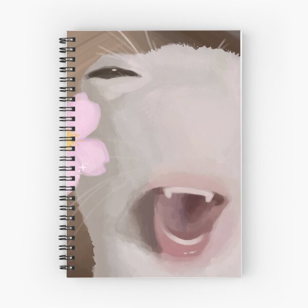 Item preview, Happy Cat Meme w/ Flower designed and sold by OricnsBelt.