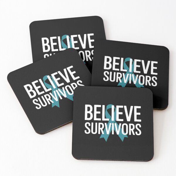 Item preview, Believe Survivorss Teal Ribbon Awareness  designed and sold by Richcameroart.