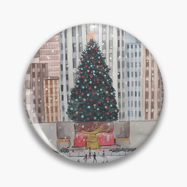 Item preview, Rockefeller Center Christmas Print – NYC Ice Skating  designed and sold by POSTERIOCREW.