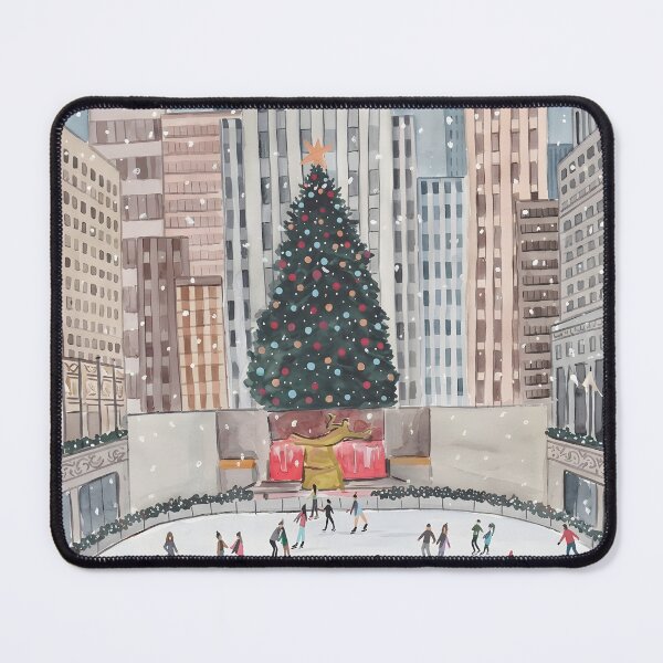 Item preview, Rockefeller Center Christmas Print – NYC Ice Skating  designed and sold by POSTERIOCREW.
