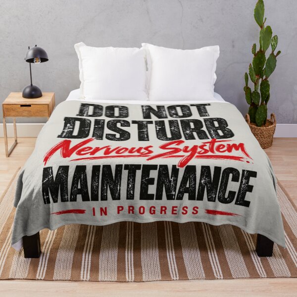 Item preview, Nervous System Do Not Disturb Funny Sarcastic Statement designed and sold by IRYNASHOP.