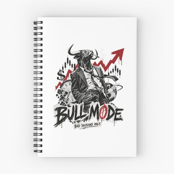 Item preview, Bull Mode Bad Decisions Only Stock Market Trader Bullish Art designed and sold by zzz888.