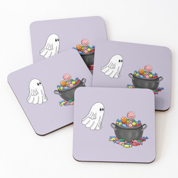 Item preview, Little Ghost with Halloween Candy designed and sold by Restarter.