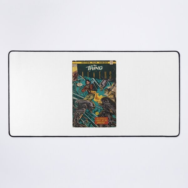 Item preview, The Thing vs Aliens Fan Art Comic Cover Illustration designed and sold by strawberry trampoline.
