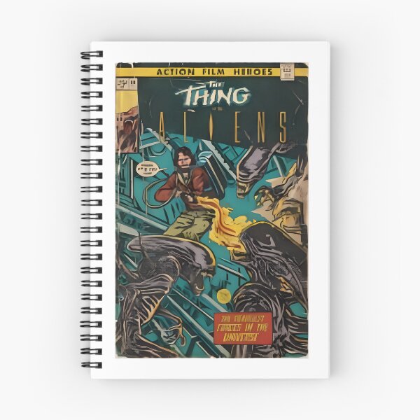 Item preview, The Thing vs Aliens Fan Art Comic Cover Illustration designed and sold by strawberry trampoline.