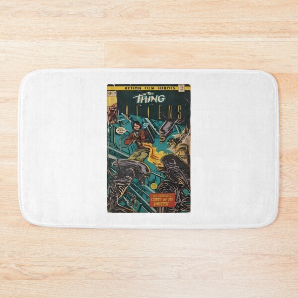 Item preview, The Thing vs Aliens Fan Art Comic Cover Illustration designed and sold by strawberry trampoline.