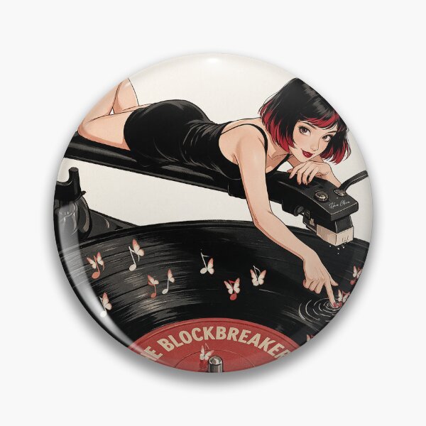 Item preview, Vintage Turntable Tonearm Vinyl Record Anime Pop Art designed and sold by Hen-C-Art.
