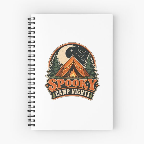 Item preview, Spooky Camp Nights – Vintage Halloween Camping designed and sold by meme2525.