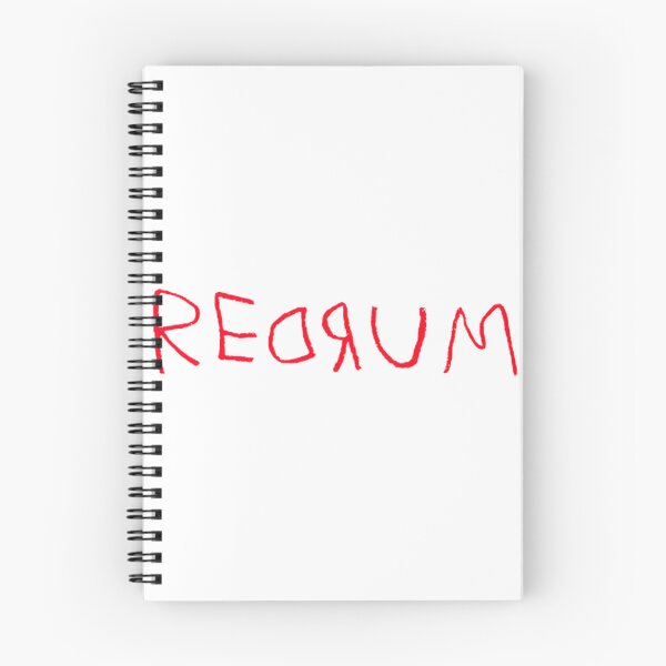 Item preview, Redrum Design Inspired by Classic Horror Themes with Bold Red Typography designed and sold by strawberry trampoline.