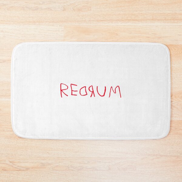 Item preview, Redrum Design Inspired by Classic Horror Themes with Bold Red Typography designed and sold by strawberry trampoline.
