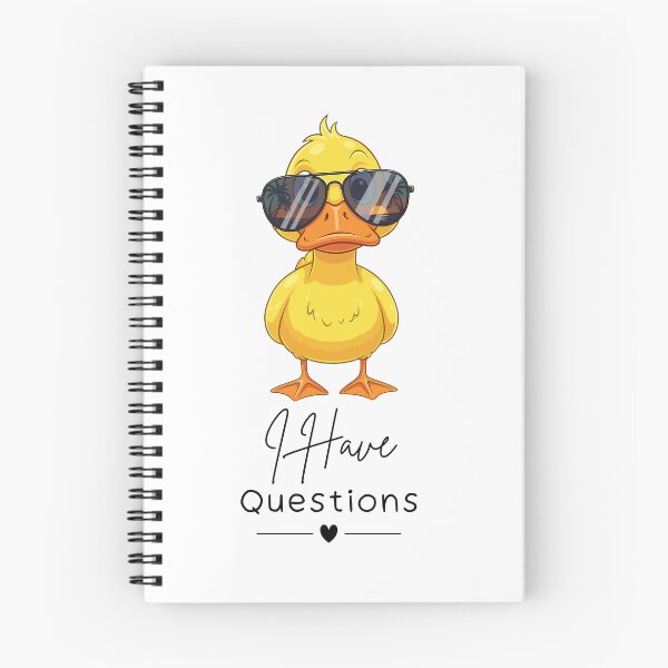 Item preview, I Have Questions Sunglasses Duck Design designed and sold by FlareCraftStudio.