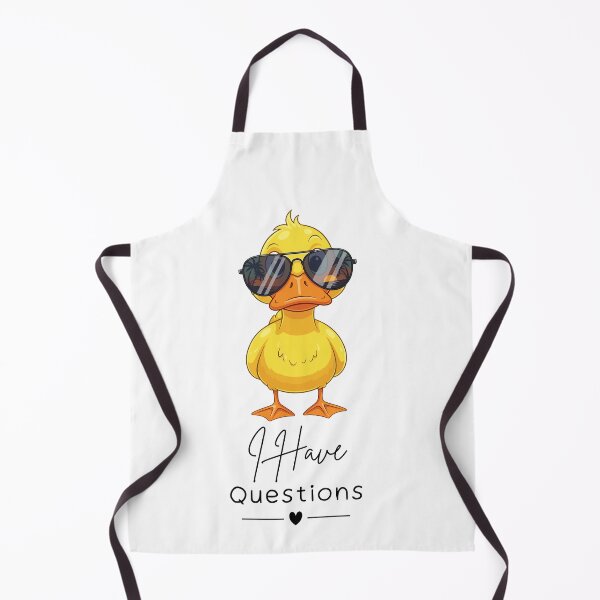 Item preview, I Have Questions Sunglasses Duck Design designed and sold by FlareCraftStudio.