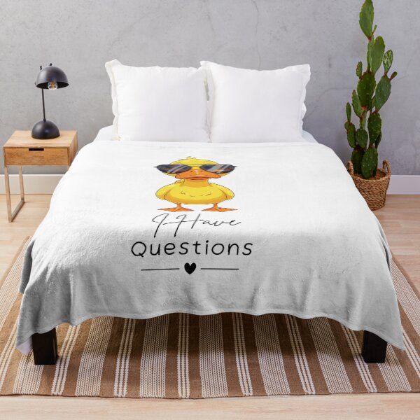 Item preview, I Have Questions Sunglasses Duck Design designed and sold by FlareCraftStudio.