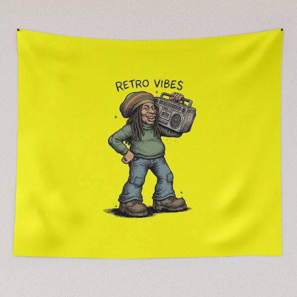 Item preview, Kingston Frequency: Vintage Rasta Boombox Underground Comix Art designed and sold by FreiherrPK.