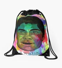 He's a Wallflower Drawstring Bag