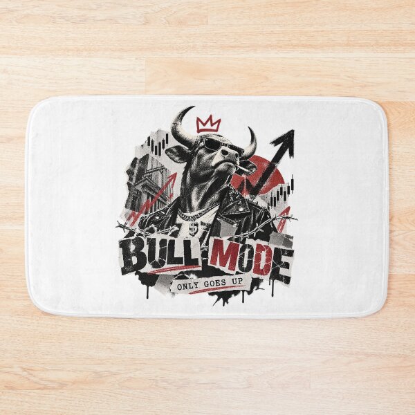 Item preview, Bull Mode Only Goes Up Punk Rock Stock Market Trader Collage designed and sold by zzz888.