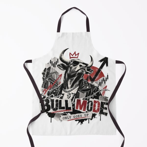 Item preview, Bull Mode Only Goes Up Punk Rock Stock Market Trader Collage designed and sold by zzz888.