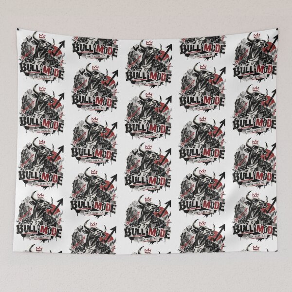 Item preview, Bull Mode Only Goes Up Punk Rock Stock Market Trader Collage designed and sold by zzz888.